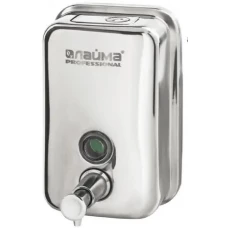 Диспенсер для жидкого мыла ЛАЙМА Professional Inox, нержавеющая сталь, зеркальный, наливной, 500 мл