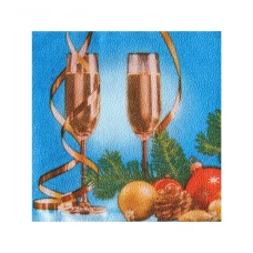 Салфетки сервировочные Fresco (Фреско) Шампанское, 33*33 см (20 шт)
