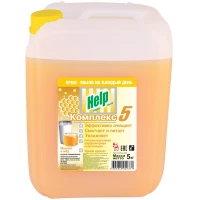 Жидкое крем-мыло Help (Хелп) Молоко и Мед, 5 л