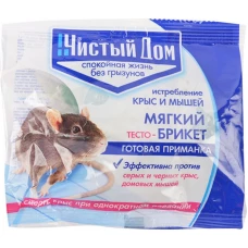 Тесто-брикет от крыс Чистый Дом, 100 г