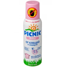 Аэрозоль от клещей и комаров «Picnic Baby» (Пикник Бэби), 125 мл