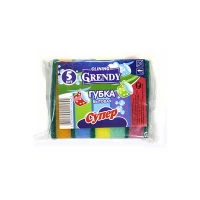 Губка для посуды Grendy (Гренди) Супер, 5 шт
