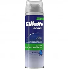 Гель для бритья Gillette (Джилет) Series для чувствительной кожи с Алоэ, 200 мл