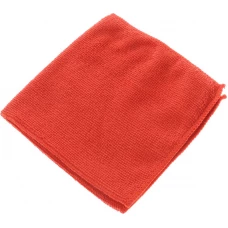 Салфетка из микрофибры (без упаковки), цвет красный (рубин), 250г/м2, 60х80 см