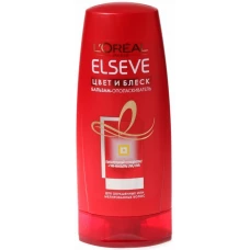 Бальзам-ополаскиватель для окрашенных или мелированных волос ELSEVE (Эльсев) Цвет и блеск, 200 мл