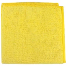 Салфетка из микрофибры (без упаковки), цвет желтый, 250г/м2, 50х80 см