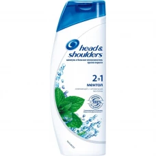 Шампунь-бальзам для волос Head and Shoulders (Хед Энд Шолдерс) Ментол 2 в 1, 200 мл