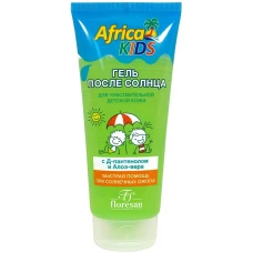Гель после солнца Floresan Africa Kids с Д-пантенолом и Алоэ-вера, 200 мл