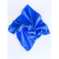 Салфетка из микрофибры (без упаковки), цвет синий, 40х60 см