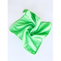 Салфетка из микрофибры (без упаковки), цвет зелёный, 50х80 см