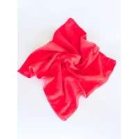 Салфетка из микрофибры (без упаковки), цвет красный, 50х80 см