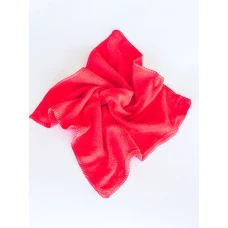 Салфетка из микрофибры (без упаковки), цвет красный, 50х80 см