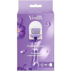 Станок для бритья женский Gillette (Джилет) Venus Breeze, 3 кассеты