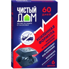Ловушка от тараканов усиленного действия Чистый Дом, в упаковке 6 шт