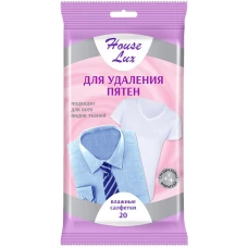 Влажные салфетки House Lux для удаления пятен, 20 шт