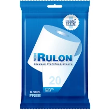 Влажная туалетная бумага Mon Rulon, 20 шт