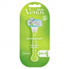 Станок женский для бритья Gillette (Джилет) Venus Embrace, 2 сменные кассеты