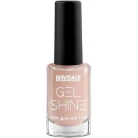 Лак для ногтей LuxVisage GEL SHINE, тон 102 - Светлый бежевый с шиммером