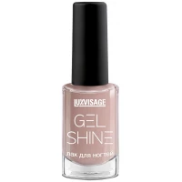 Лак для ногтей LuxVisage GEL SHINE, тон 103 - Дымчатый бежевый с шиммером
