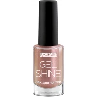 Лак для ногтей LuxVisage GEL SHINE, тон 104 - Бежевый с розовым перламутром