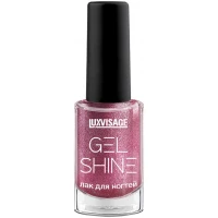 Лак для ногтей LuxVisage GEL SHINE, тон 108 - Сиреневый с шиммером