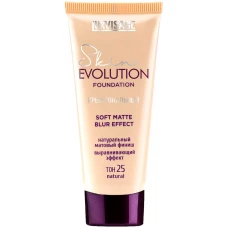 Крем тональный LuxVisage (Люкс Визаж) Skin Evolution Foundation Soft Matte Blur Effect, тон 25 - Natural