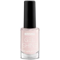 Лак для ногтей LuxVisage (Люкс Визаж) Gel Shine, тон 101 - Молочный розовый с шиммером