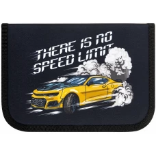 Пенал ПИФАГОР Extreme speed, 1 отделение, полиэстер, 19х13 см