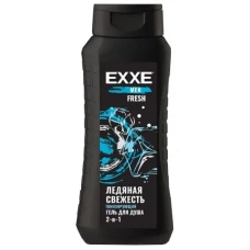 Гель для душа 2 в 1 EXXE men FRESH Тонизирующий, 400 мл