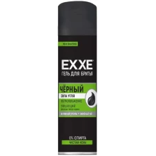 Гель для бритья EXXE Men Черный очищающий, 200 мл