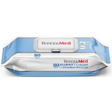 Влажные салфетки TerezaMed с кремовым эффектом, 80 шт