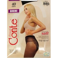 Колготки Conte Bikini (Конте Бикини), Mocca (шоколад), 40 den, 2 размер