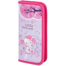 Пенал Пифагор Little Princess, 1 отделение, ламинированный картон, 19х9 см