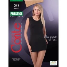 Колготки Conte Prestige (Конте Престиж), Nero (черный), 20 den, 2 размер
